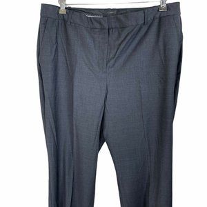 TALBOTS GRAY WOOL LINED SIZE 16 CURVY WOMEN PANTS.